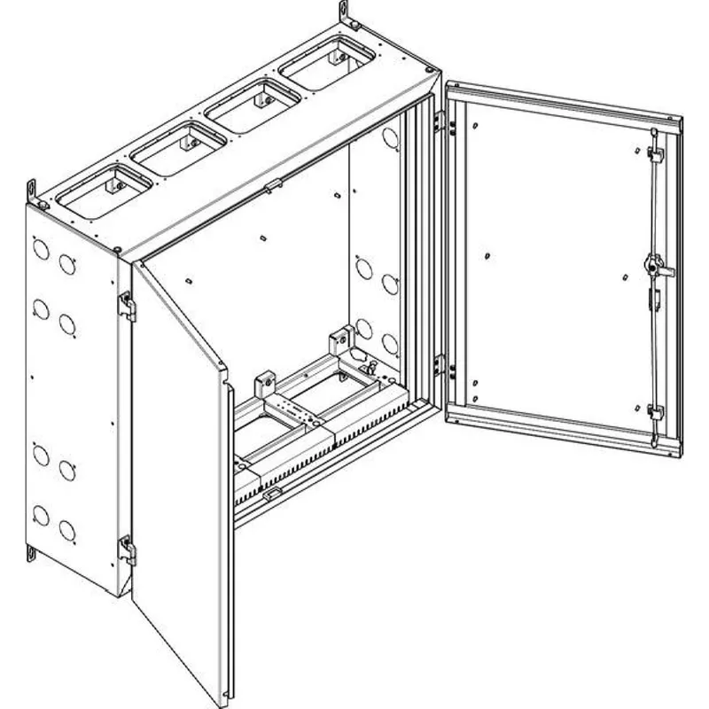 ABN Wandgehäuse schutzisoliert IP55 1090x990x340mm NT46P