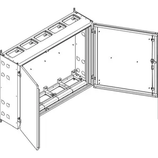 ABN Wandgehäuse geerdet IP55 1340x990x340mm NT56E