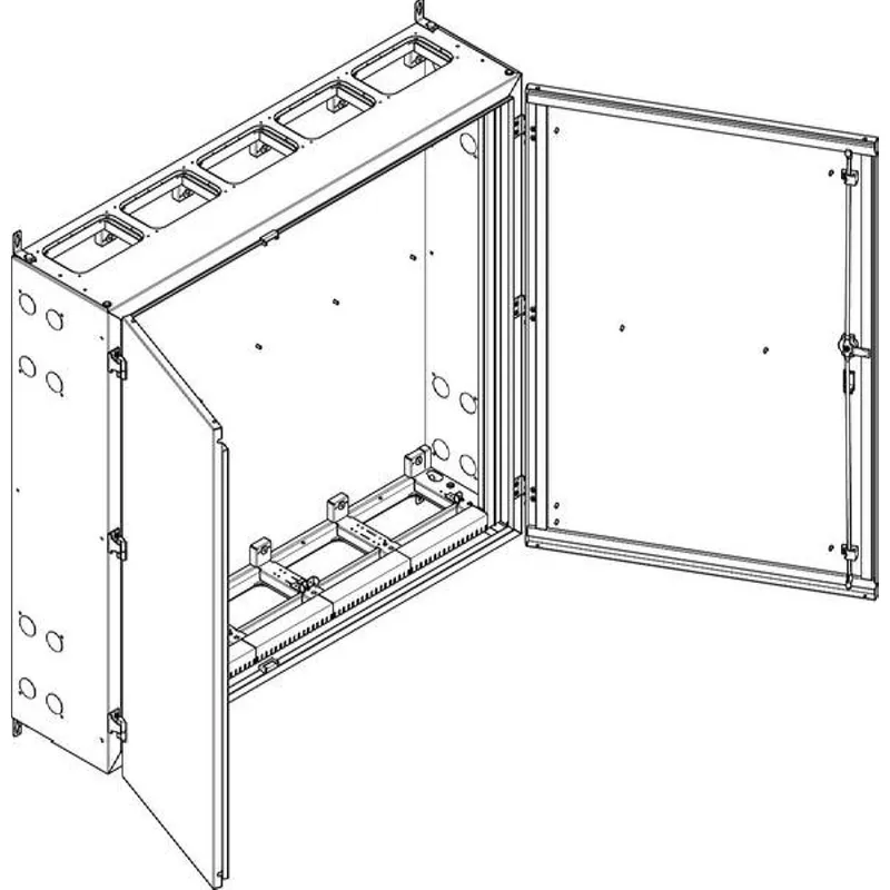 ABN Wandgehäuse geerdet IP55 1340x1290x340mm NT58E