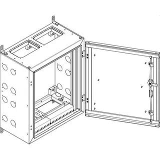 ABN Wandgehäuse schutzisoliert IP55 590x690x340mm NT24P