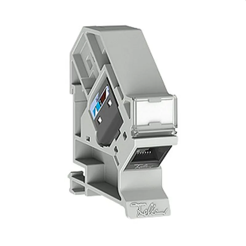ABN Bestückungspaket RJ45 OAR Cat.6A für Hutschiene 45° BP112