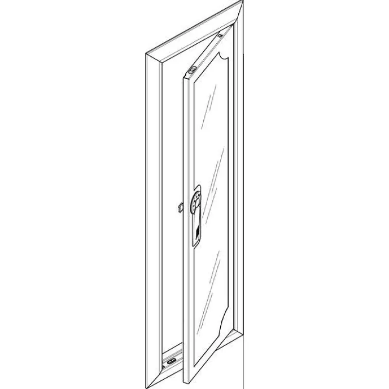 ABN ESPRO Blendrahmen mit Sichttüre GBRU15TS f. UP-Flachverteiler 1x5reihig GBRU15TS