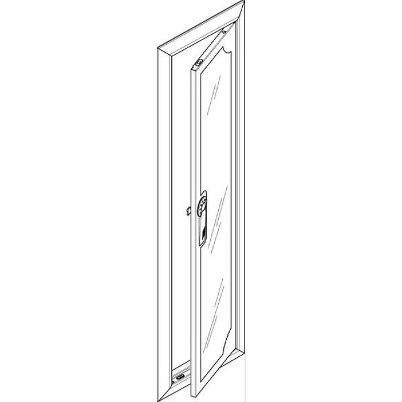 ABN ESPRO Blendrahmen mit Sichttüre GBRU16TS f. UP-Flachverteiler 1x6reihig GBRU16TS