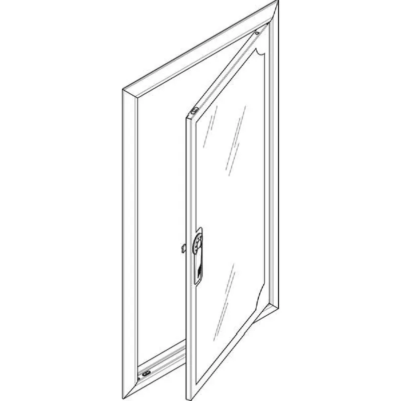 ABN ESPRO Blendrahmen mit Sichttüre GBRU25TS f. UP-Flachverteiler 2x5reihig GBRU25TS