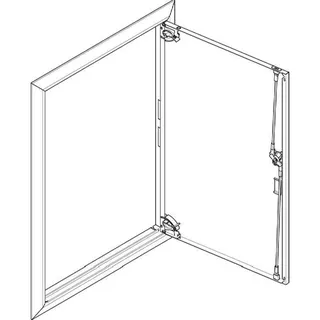 ABN ESPRO Blendrahmen mit Volltüre GBRU26T f. UP-Flachverteiler 2x6reihig GBRU26T