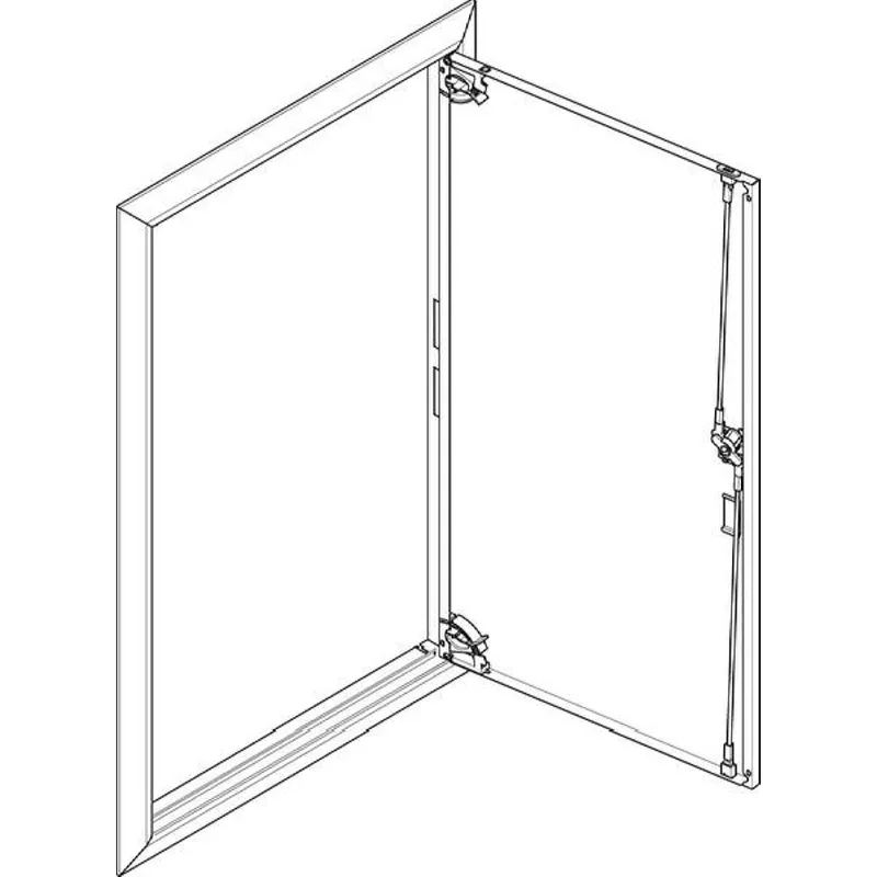 ABN ESPRO Blendrahmen mit Volltüre GBRU27T f. UP-Flachverteiler 2x7reihig GBRU27T