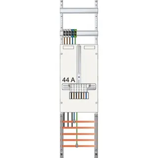 ABN Zählerfeld 3Pkt 1Z Klemmstein/ZSK 5polig 250x1050mm Z17510D