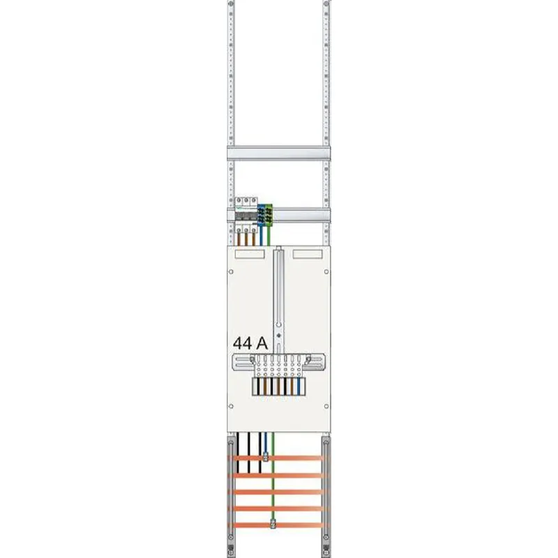 ABN Zählerfeld 3Pkt 1Z sperrb. HS/ZSK 5polig 250x1350mm Z19610D