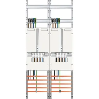 ABN Zählerfeld 3Pkt 2Z Klemmstein/ZSK 5polig 500x1050mm Z27520