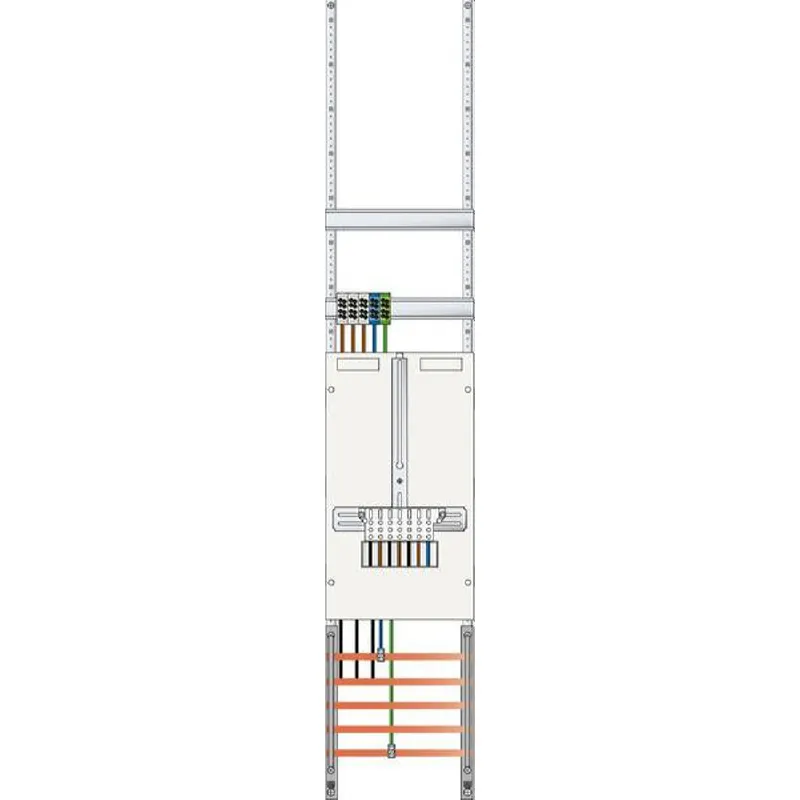 ABN Zählerfeld 3Pkt 1Z ohne VTR 5polig 250x1350mm ZV19510