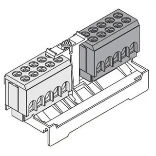 ABN PE/N-Klemme GPEN 2x2x25qmm+2x3x16qmm GPEN