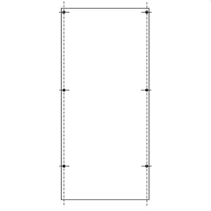 ABN PVC-Montageplatte SY79271M f.SL152 700x278mm SY79271M