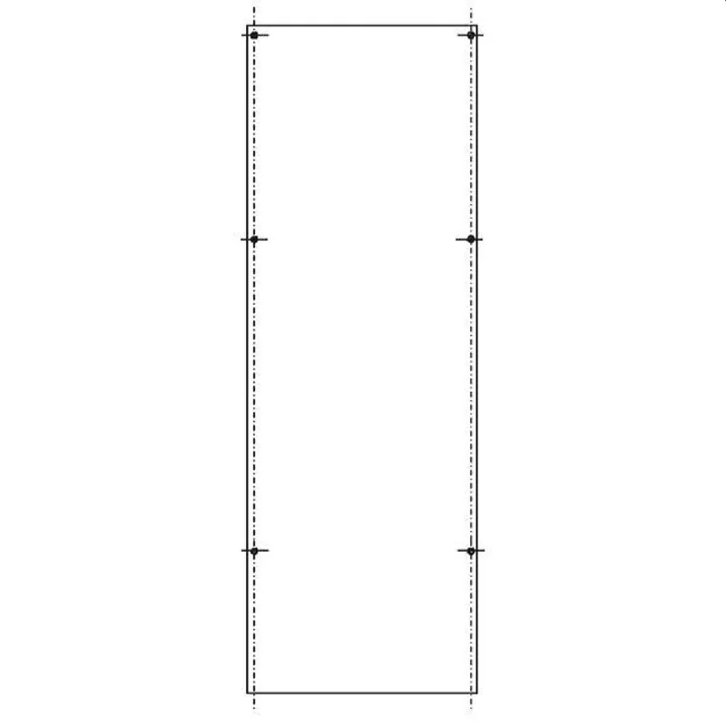 ABN PVC-Montageplatte SY79269M f.SL172 850x278mm SY79269M