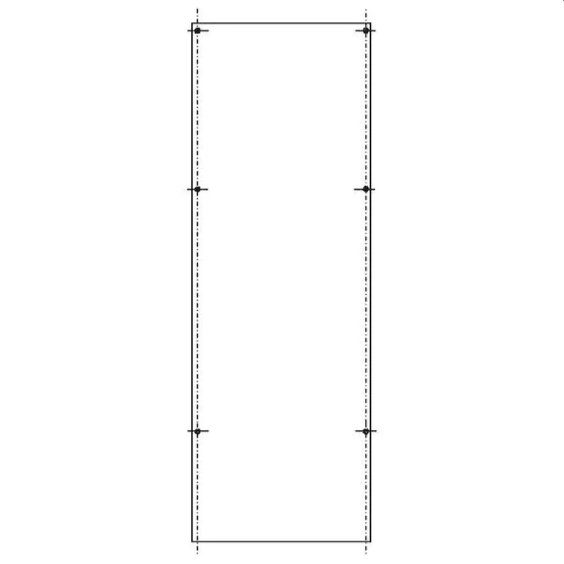 ABN PVC-Montageplatte SY47434M f.SL162 800x276mm SY47434M