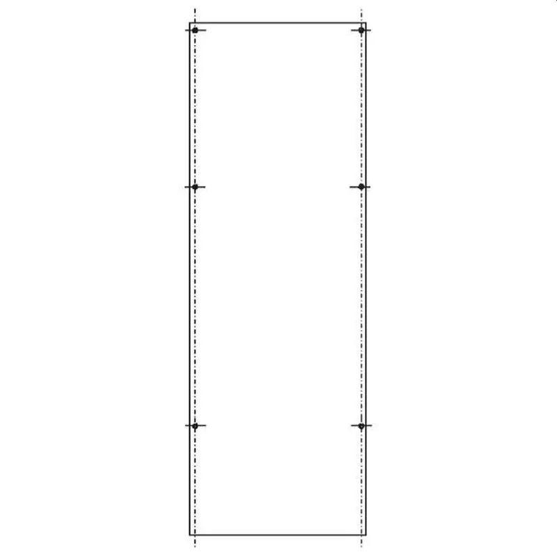 ABN PVC-Montageplatte SY79267M f.SL202 1000x278mm SY79267M