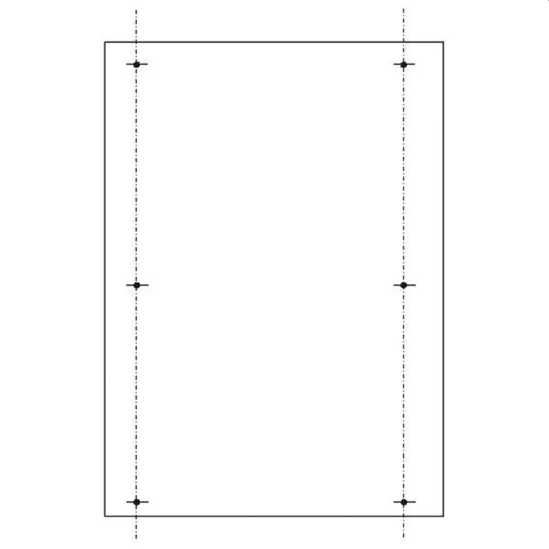 ABN PVC-Montageplatte SY79272M f.SL155 700x500mm SY79272M