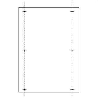 ABN PVC-Montageplatte SY79272M f.SL155 700x500mm SY79272M