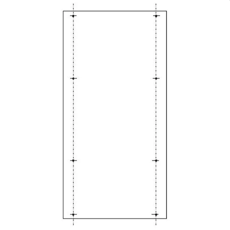 ABN PVC-Montageplatte SY47436M f.SL205 1000x500mm SY47436M