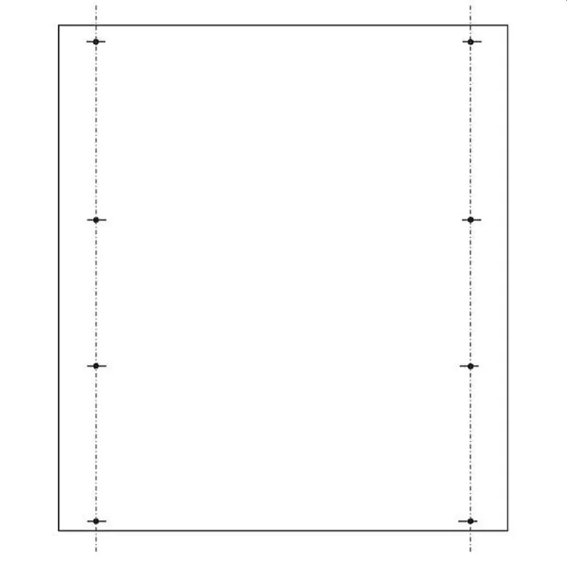 ABN PVC-Montageplatte SY79270M f.SL177 850x756mm SY79270M
