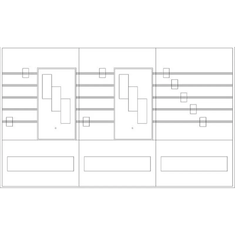 ABN Sammelschienenfeld PAR364N 3-f.2xNH00 3-p. PAR364N