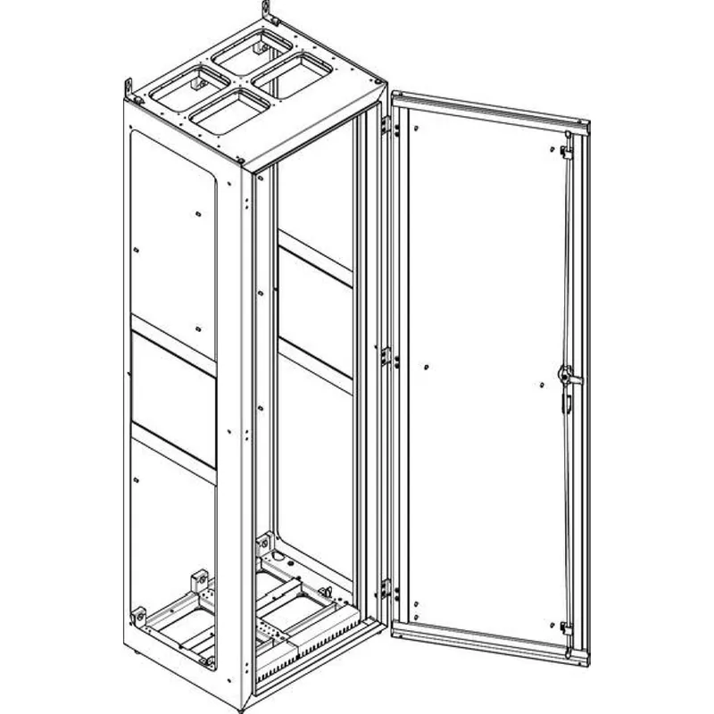 ABN Standgehäuse NS212EB BxHxT:590x1890x500mm-offen Br.2 NS212EB