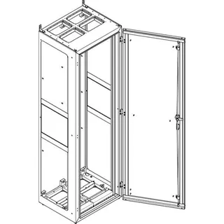 ABN Standgehäuse NS212EB BxHxT:590x1890x500mm-offen Br.2 NS212EB