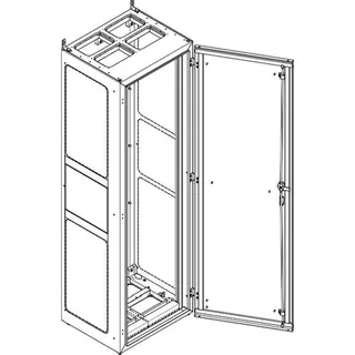 ABN Standgehäuse NS212PB BxHxT:590x1890x500mm-offen Br.2 NS212PB
