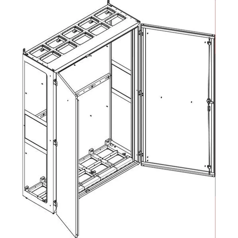 ABN Standgehäuse NS512EB BxHxT:1340x1890x500mm-offen Br.5 NS512EB