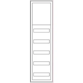 ABN Wandgehäuse SP17RK052 5RE REG/2RE Klemmen SP17RK052