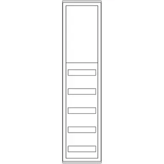 ABN Wandgehäuse SP18RK053 5RE REG/3RE Klemmen SP18RK053