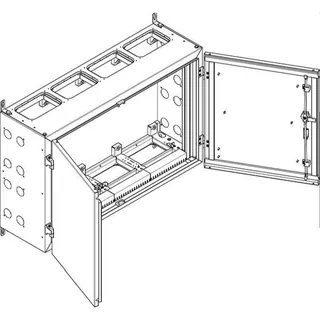 ABN Wandgehäuse NT44E BxHxT:1090x690x340mm NT44E