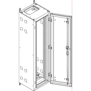 ABN Wandgehäuse NT18P BxHxT:340x1290x340mm NT18P