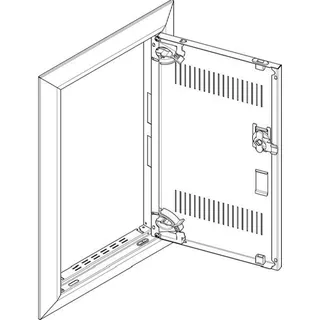 ABN Blendrahmen GBRU13TL f.UP-Feldverteiler 1x3-r. GBRU13TL