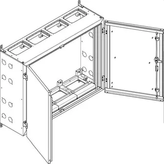 ABN Wandgehäuse NT45P BxHxT:1090x840x340mm NT45P