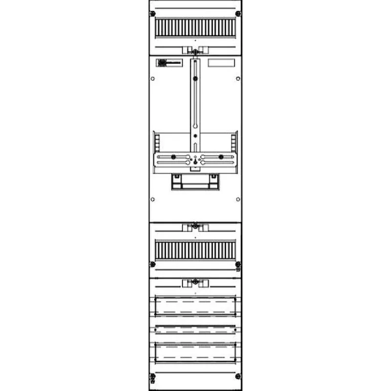 ABN Wandzählerfeld ZM17X587N 1050x250mm SAS 40mm,UAR 150mm ZM17X587N