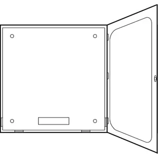ABN Zählerwechselschrank WMS28019 m.Scheibe IP54 WMS28-019