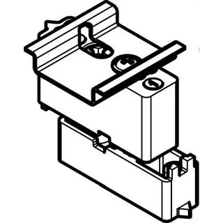 ABN Gerätetragschiene PC100N Verwendung zwischen 2 SH-Schalter PC100N