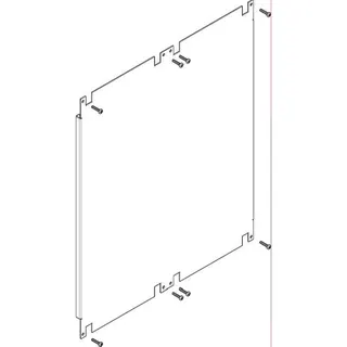 ABN Montageplattenfeld PMF240N 2-f.breit BauH:4 PMF240N