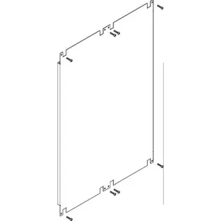 ABN Montageplattenfeld PMF250N 2-f.breit BauH:5 PMF250N