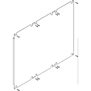 ABN Montageplattenfeld PMF340N 3-f.breit BauH:4 PMF340N
