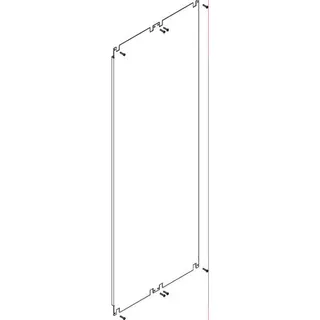 ABN Montageplattenfeld PMF290N 2-f.breit BauH:9 PMF290N