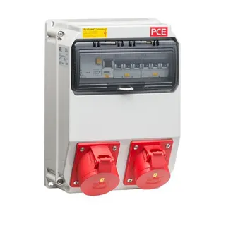 ABN Steckdosenkombi Einbausatz 2xCEE 32A f.SL135 SY19Z