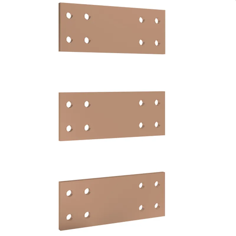 ABN Wandlerlasche CU/SN 100x10x250mm (Set 3 St) XWL910250N