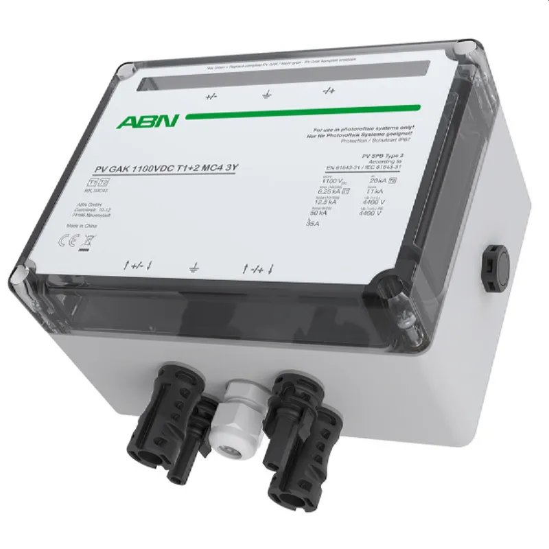 ABN PV-Generator-Anschlusskasten PV GAK 1100VDC T1+2 MC4 3Yf R9L1MC43