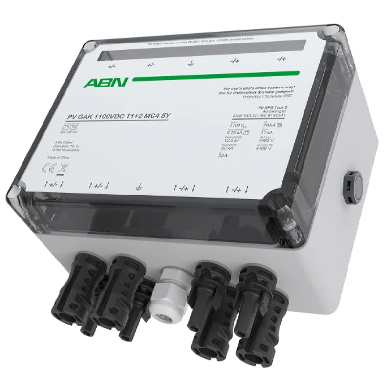 ABN PV-Generator-Anschlusskasten PV GAK 1100VDC T1+2 MC4 5Yf R9L1MC45