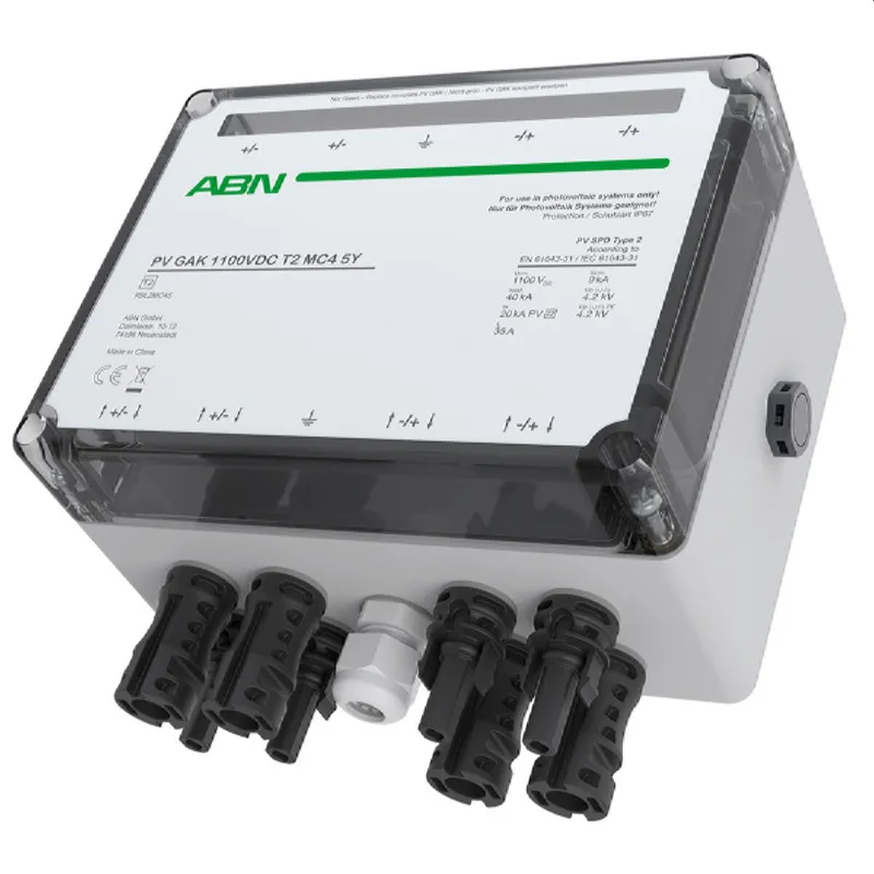 ABN PV-Generator-Anschlusskasten PV GAK 1100VDC T2 MC4 5Yf R9L2MC45