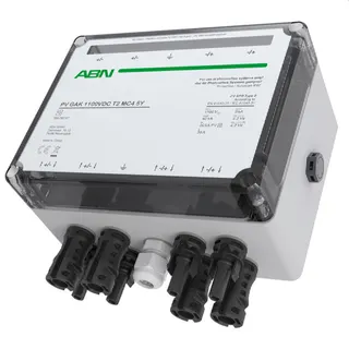 ABN PV-Generator-Anschlusskasten PV GAK 1100VDC T2 MC4 5Yf R9L2MC45