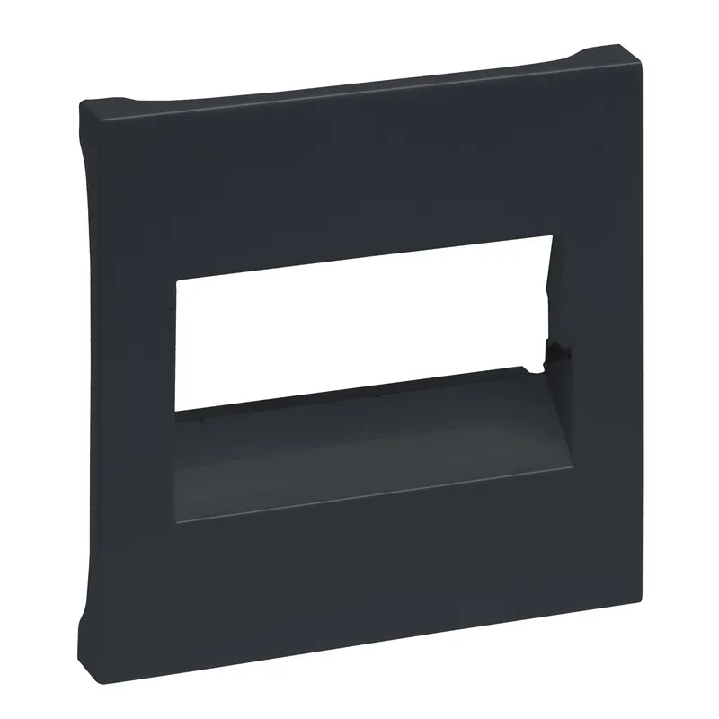 Legrand Abdeckung SEANO RJ45 f.1-u.2-f.Datendosen anthr