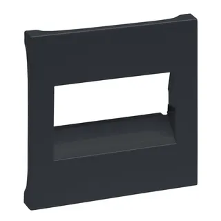 Legrand Abdeckung SEANO RJ45 f.1-u.2-f.Datendosen anthr