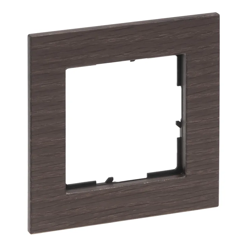 Legrand Rahmen SEANO Natura 1-f.Eiche dunkelbraun